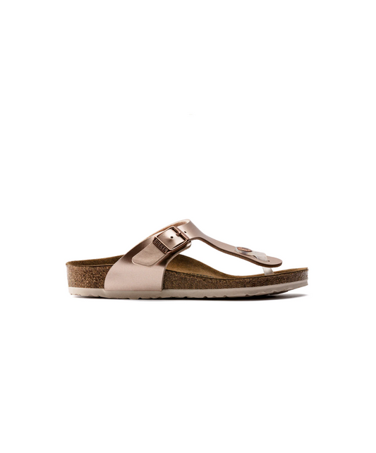 Birkenstock Kids Gizeh Birko-Flor Electric Metallic Copper Sandals