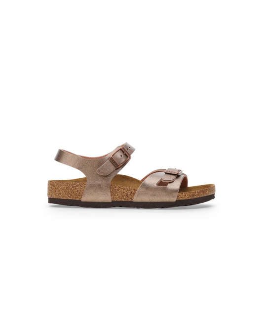 Birkenstock Kids Rio Birko-Flor Graceful Taupe Sandals