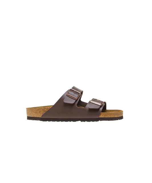 Birkenstock Arizona Birko-Flor Dark Brown Soft Footbed Sandals