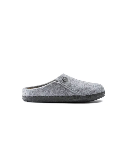 Birkenstock Kids Zermatt Wool Felt Light Grey Clogs
